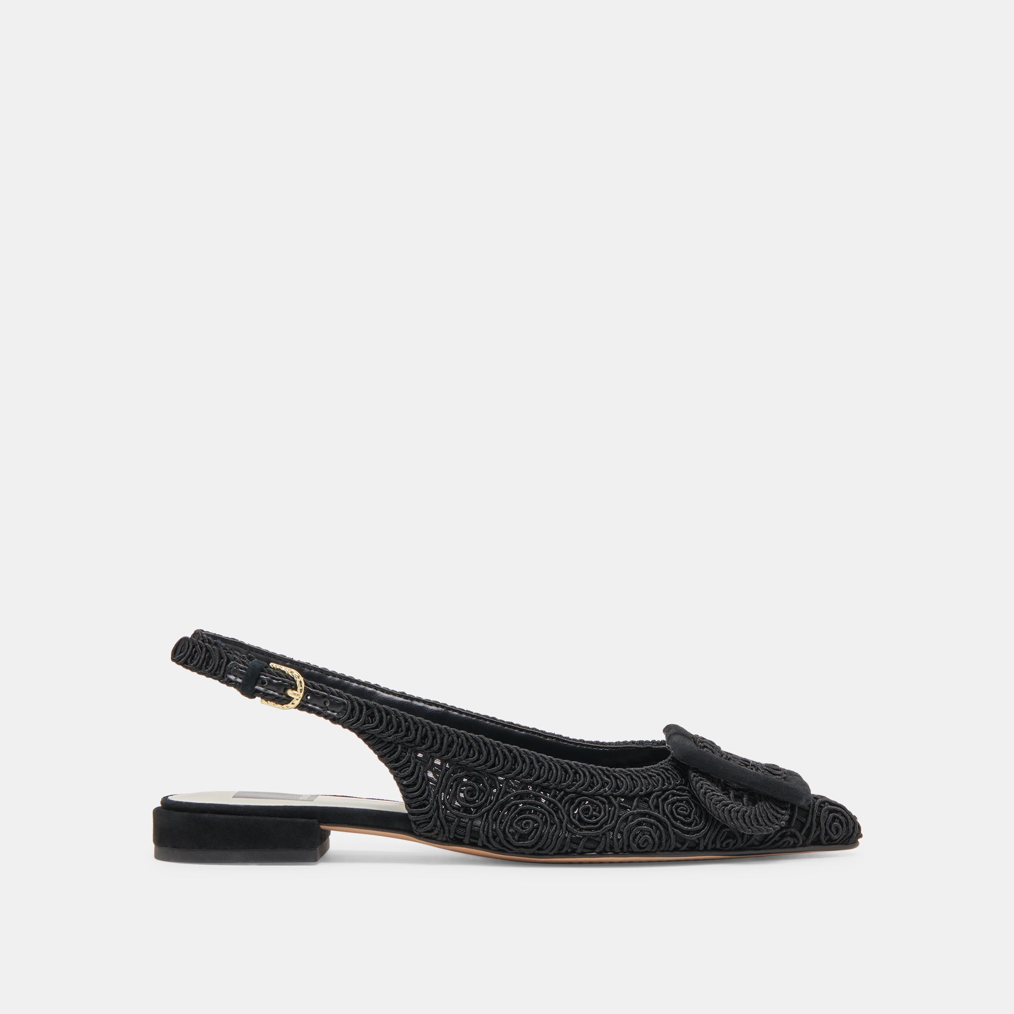 PAULEY FLATS ONYX MACRAME - Stylish and Comfortable Women's Flat Shoes for Casual Wear, Perfect for Everyday Outfits and Boho Fashion