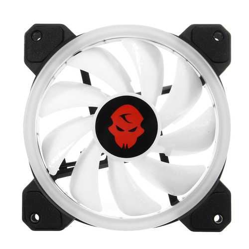 Coolmoon 6-Pack 120mm RGB LED PC Case Fans with Adjustable Speed & IR Remote Control - Perfect for Gaming PC Builds, Computer Cooling & Custom RGB Lighting Setups