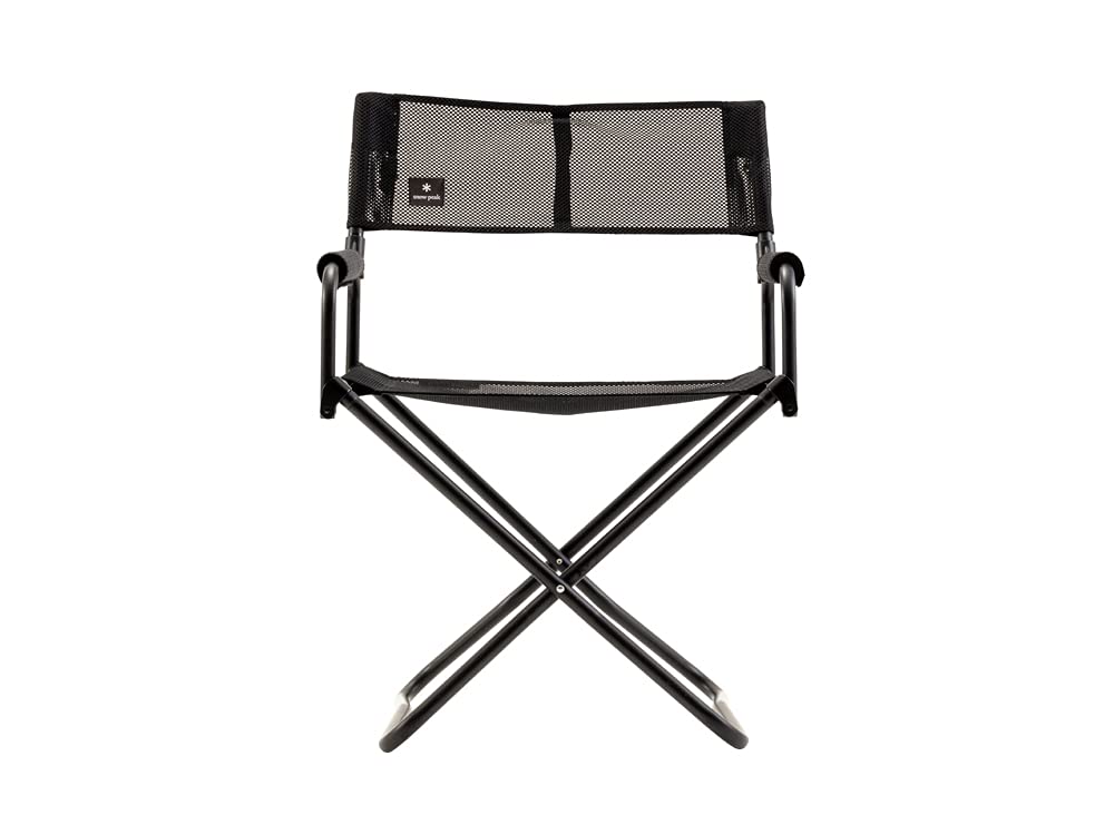 Snow Peak Mesh Folding Chair - Lightweight Portable Camping Chair for Outdoor Adventures, Hiking, Backpacking & Beach - Breathable Mesh Design for Patio, Garden, Picnic & Tailgating - Compact Foldable Outdoor Seating Solution
