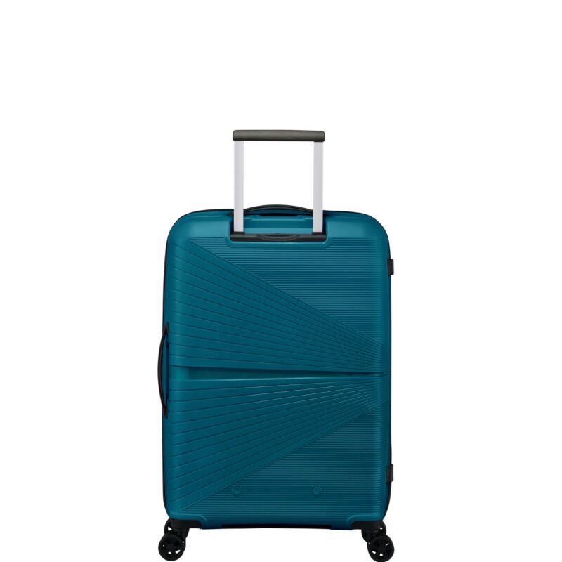 American Tourister Airconic 3-Piece Luggage Set - Durable Spinner Suitcases with 360° Wheels, Ocean Blue - Perfect for Travel, Business Trips & Family Vacations