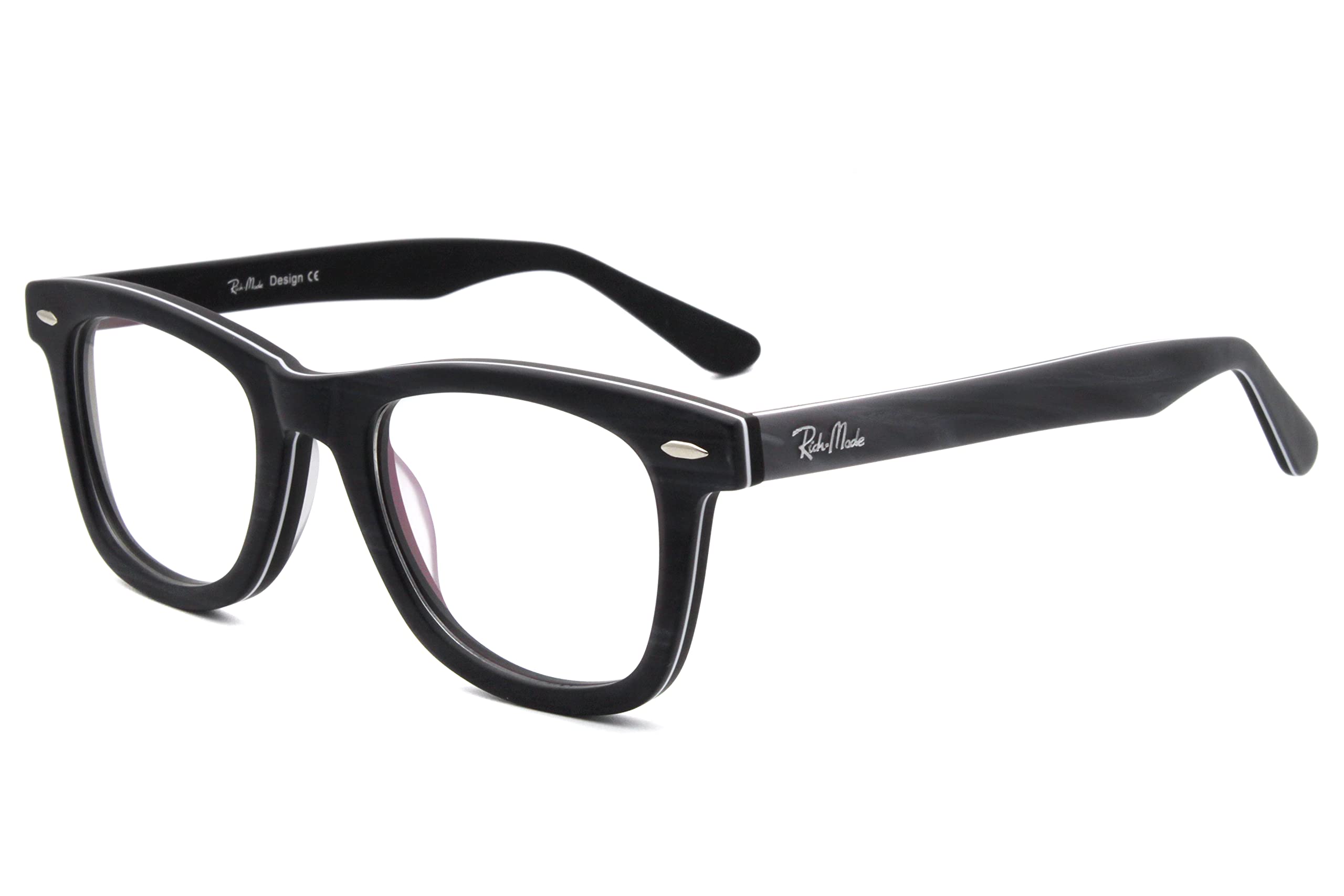 Stylish Acetate Non-Prescription Eyeglasses for Women & Men - Fashionable Unisex Frames for Work, Reading & Everyday Wear