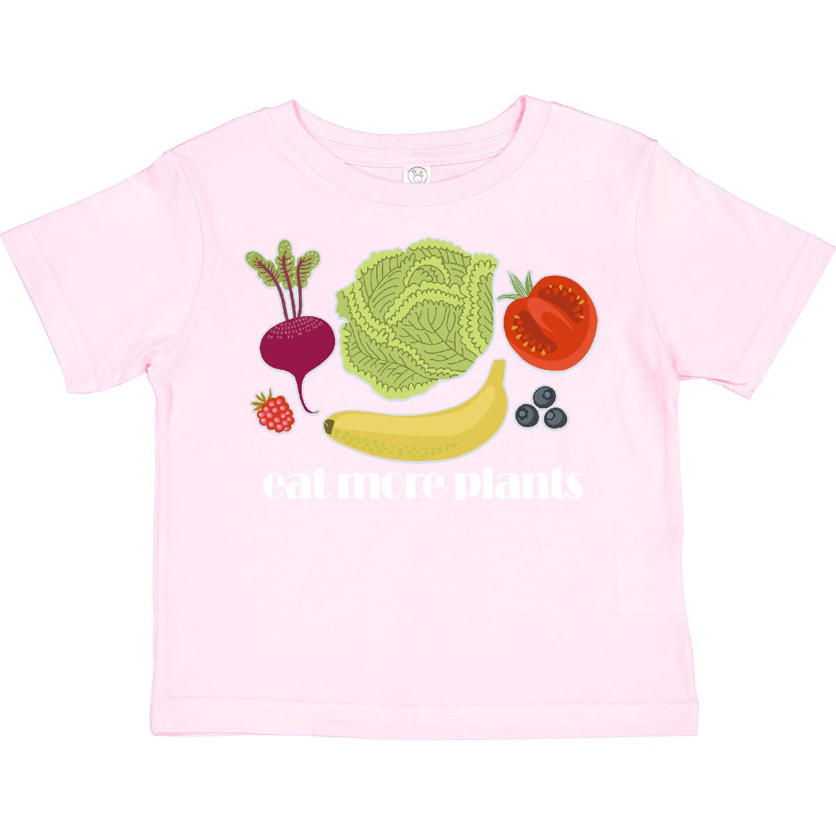Vegan Eat More Plants Toddler T-Shirt | Organic Cotton Vegetarian Kids Tee | Perfect for Earth Day & Plant-Based Lifestyle