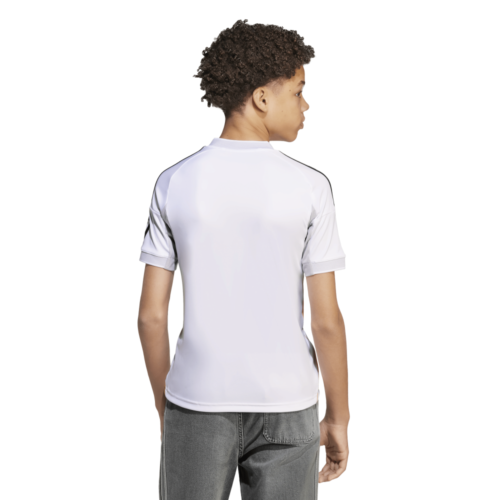 Official Real Madrid Youth Home Jersey 2025-2026 Season - Authentic Football Kit for Kids & Teens - Perfect for Matches, Training & Fan Support