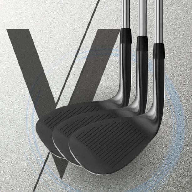 Lazrus Premium Milled V Wedges Golf Club Set - 52°, 56°, 60° Loft - Forged Wedges for Short Game & Bunker Shots - Perfect for Golfers Seeking Precision & Spin Control on the Course