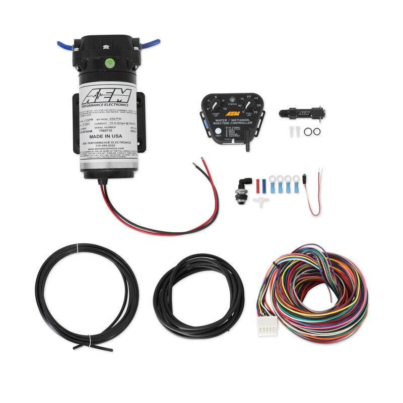 AEM V3 Water Methanol Injection Kit - No Tank (Internal Map) - Boost Performance for Turbocharged & Supercharged Engines