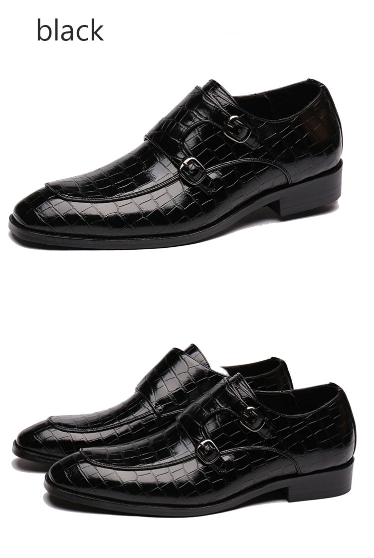 Premium Italian Crocodile Skin Dress Shoes for Men - Green & Black Luxury Formal Business & Casual Wear - Perfect for Weddings, Office & Special Events