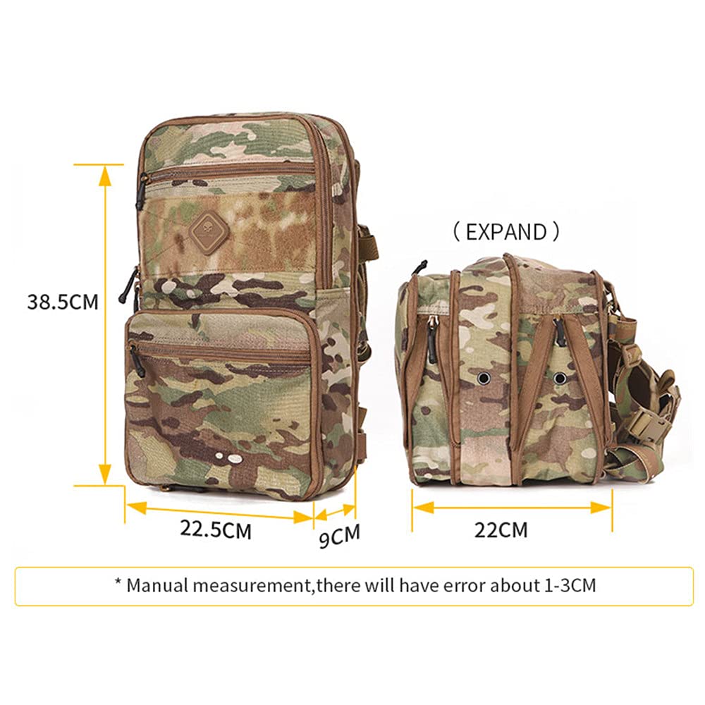 EmersonGear Tactical Backpack for Men - Military Assault Pack 24L, Durable Molle Vest Compatible Daypack for Hiking, Camping & Outdoor Adventures