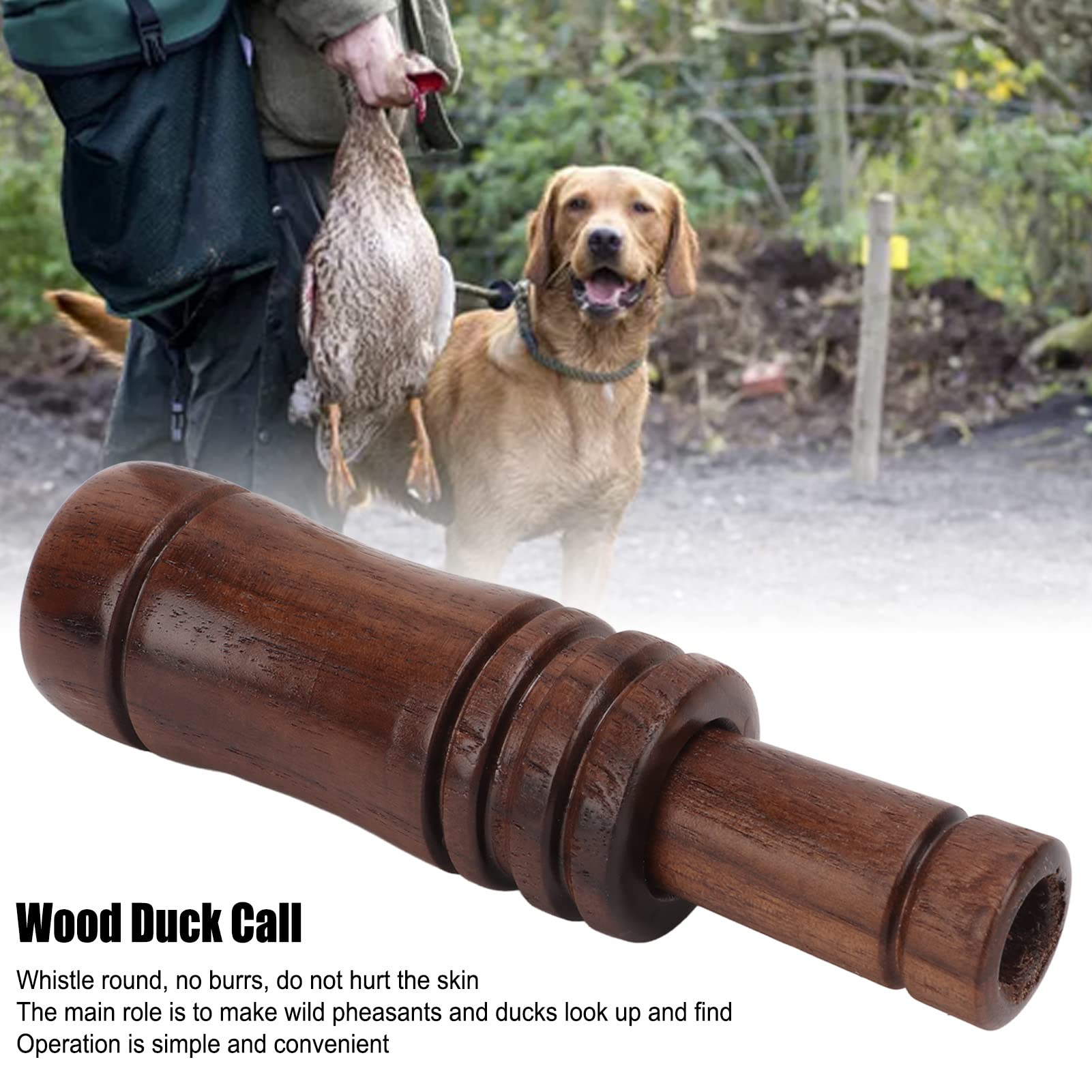 Premium Wood Duck Call - Realistic Hunting Duck Whistle for Outdoor Waterfowl Hunting | Durable Duck Decoy & Hunting Tool for Hunters | Perfect for Wetlands, Marshes & Field Hunting