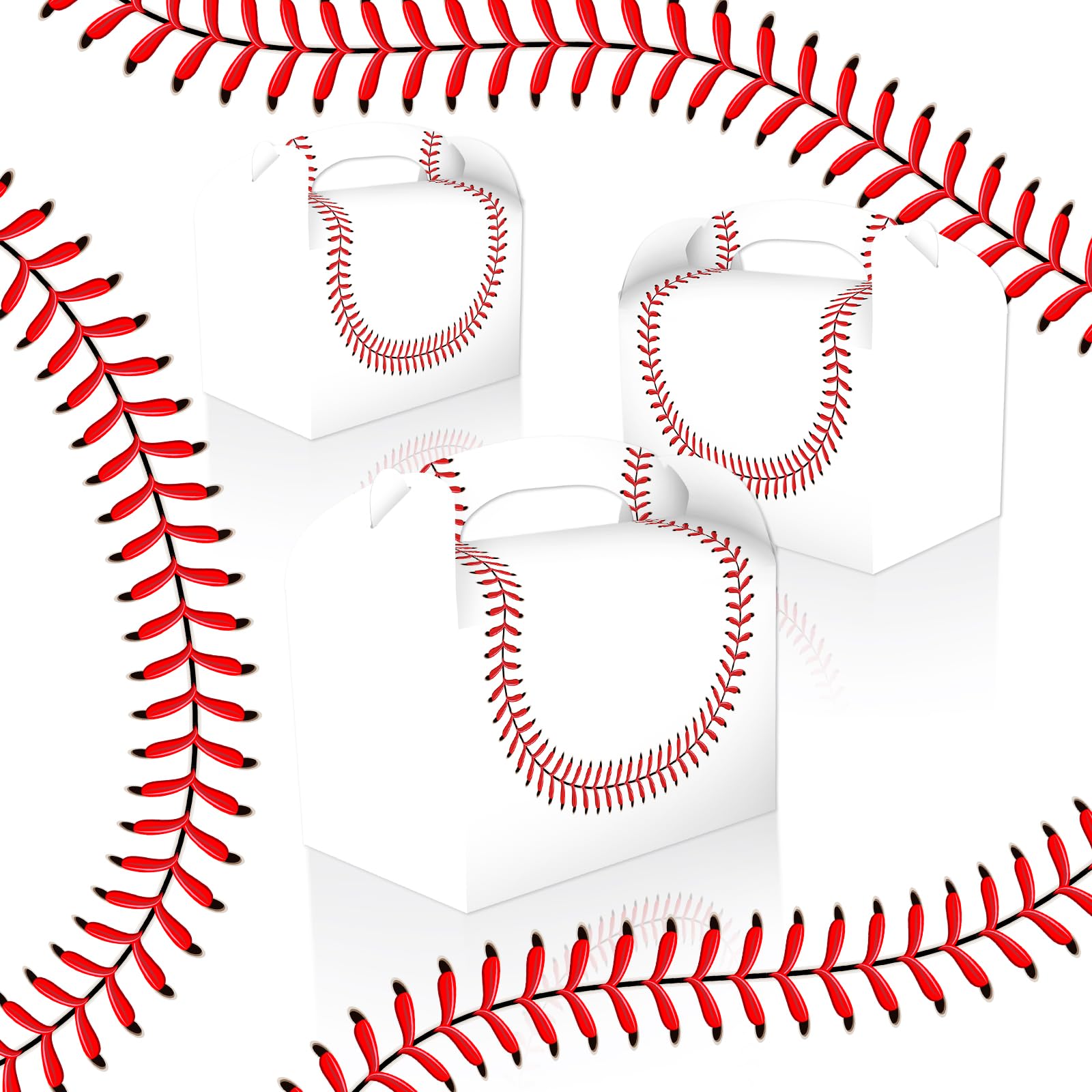 24-Pack Baseball Party Favor Bags - Snack & Treat Bags for Baseball Birthday Decorations, Team Parties, and Sports Enthusiasts | Perfect for Game Day Snacks, Goodie Bags, and Baseball Themed Events