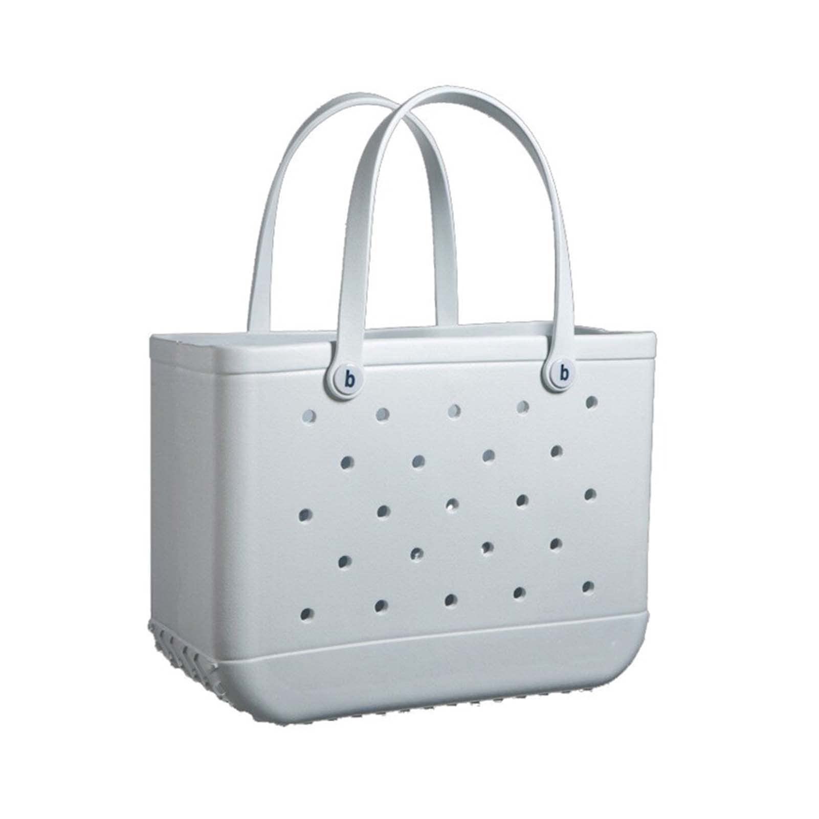 Waterproof EVA Beach Tote Bag - Lightweight & Durable Travel Tote for Women - Sandproof & Quick-Dry Open Beach Bag for Pool, Vacation & Summer Outings