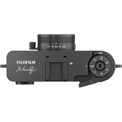 FUJIFILM X Half Frame Digital Camera - Charcoal Silver Retro Film Style | Perfect for Travel Photography & Street Shooting