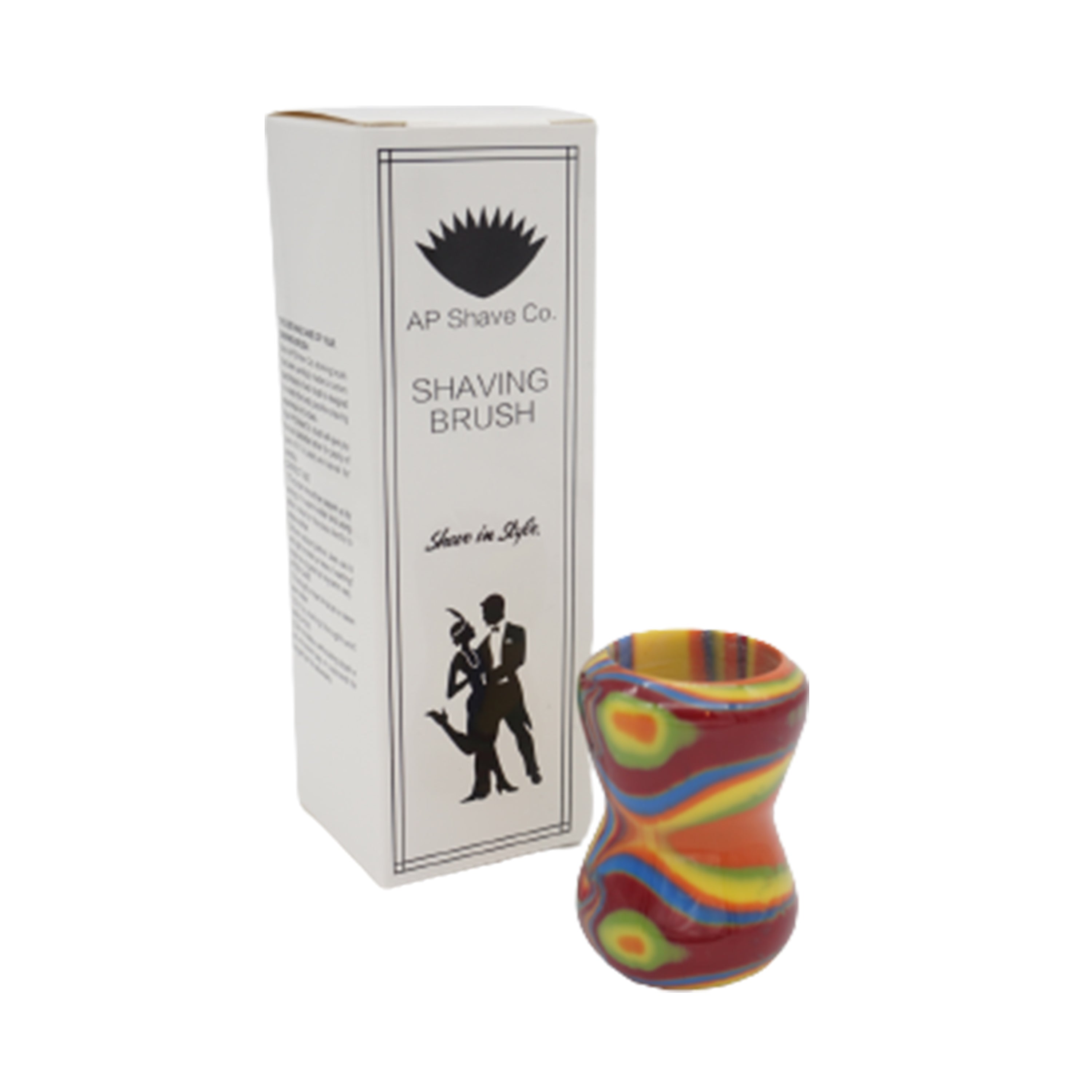 Premium Handcrafted Disco Shaving Brush Handle - Fits 24mm & 26mm Knots - Perfect for Wet Shaving & Grooming Gifts
