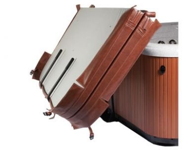 Cover Caddy Hot Tub Cover Lifter - Heavy Duty Spa Cover Holder for Easy Removal & Storage - Perfect for Inground & Above Ground Spas