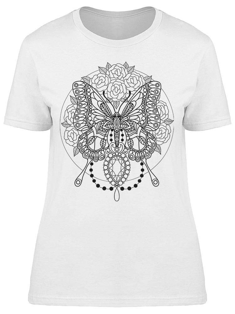 Butterfly Graphic Print Women's T-Shirt - Soft Cotton Casual Tee for Summer Outfits & Streetwear Fashion