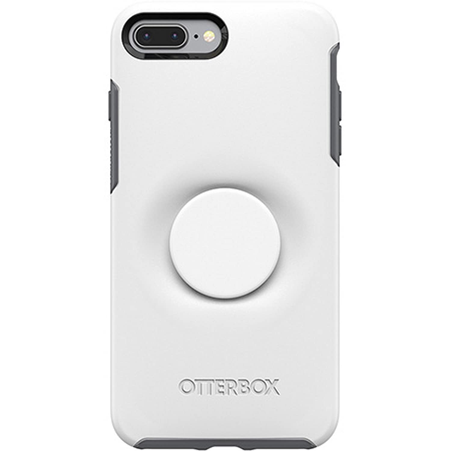 OtterBox Pop Symmetry Series Case for iPhone 7 Plus & iPhone 8 Plus - Polar Vortex White | Shockproof Protective Cover with Grip | Perfect for Outdoor Activities, Travel & Daily Use