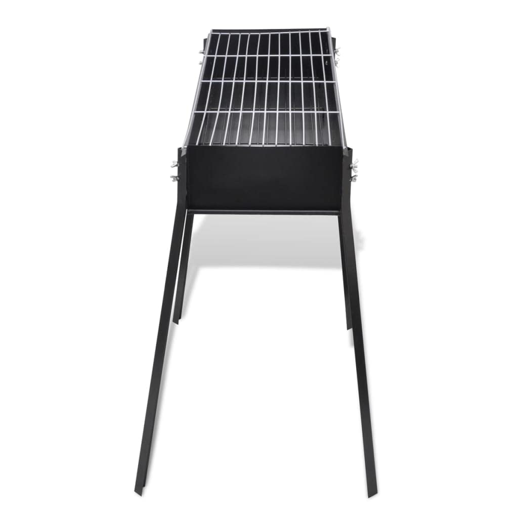 Premium Charcoal BBQ Grill for Outdoor Cooking - vidaXL Portable Smoker Grill for Camping, Picnics, Backyard Parties & Patio Dining - Heavy Duty Charcoal Barbecue for Home, Deck & Tailgating Events
