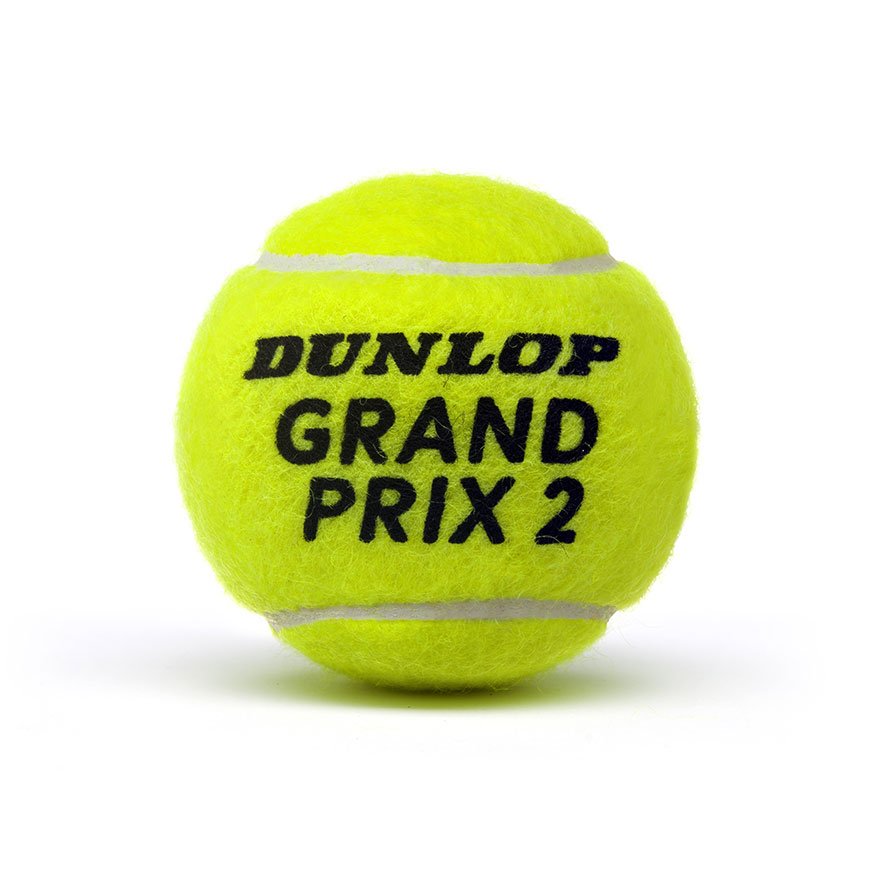 Dunlop Grand Prix Extra Duty Tennis Balls - Premium Tennis Balls for Hard Courts | Practice, Match Play & Tournament Use