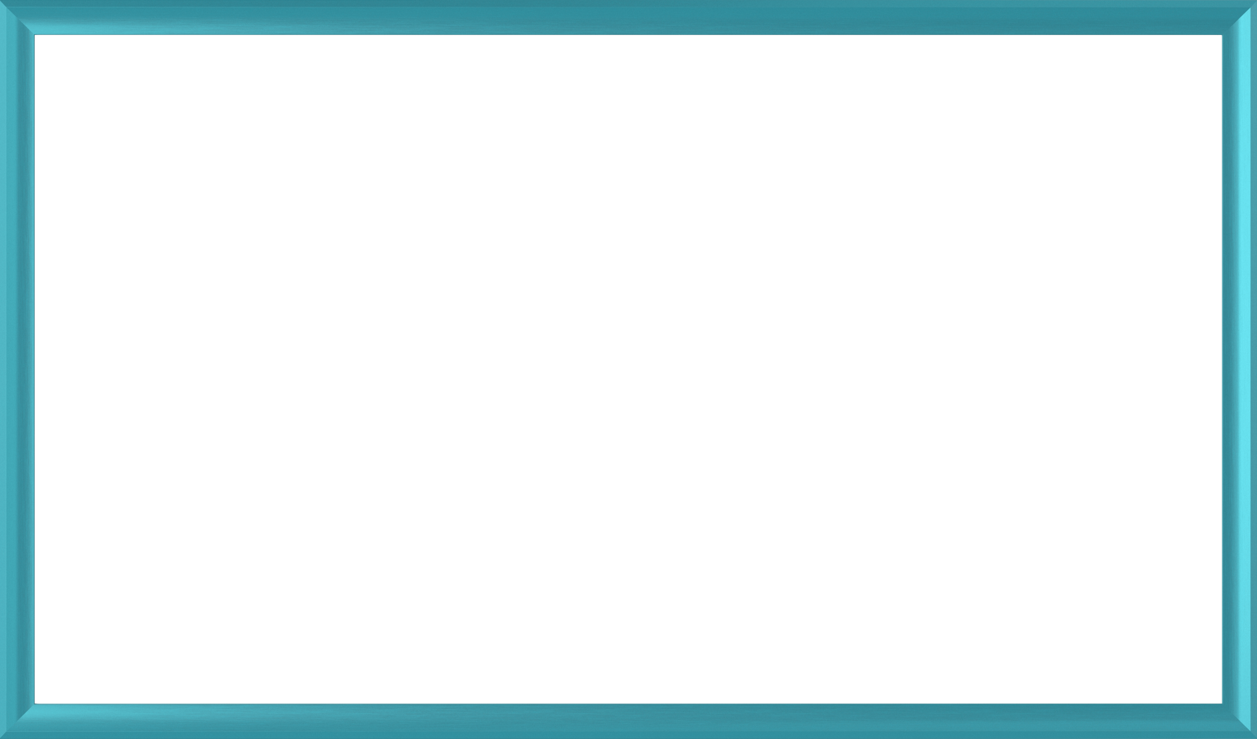 Caribbean Turquoise Alloy Prismatic Samsung TV Frame Bezel for 2017-2020 Models - Perfect for Home Theater & Living Room Decor