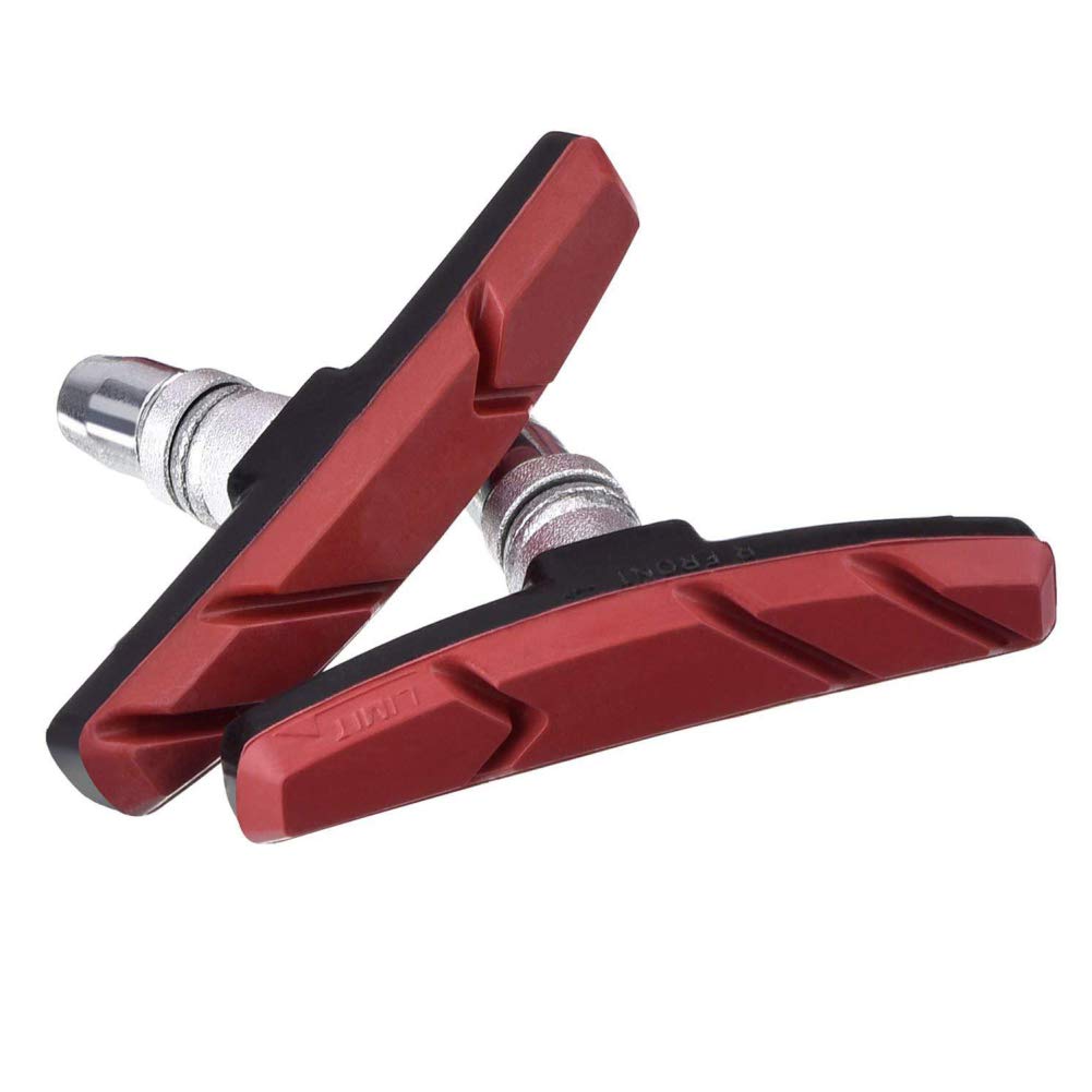 LINASHI Bicycle Brake Pads - 1 Pair High-Performance Bike Brake Shoes for Mountain & Road Bikes | Durable Brake Blocks for Cycling Safety | Perfect for Commuting, Trail Riding & Daily Exercise
