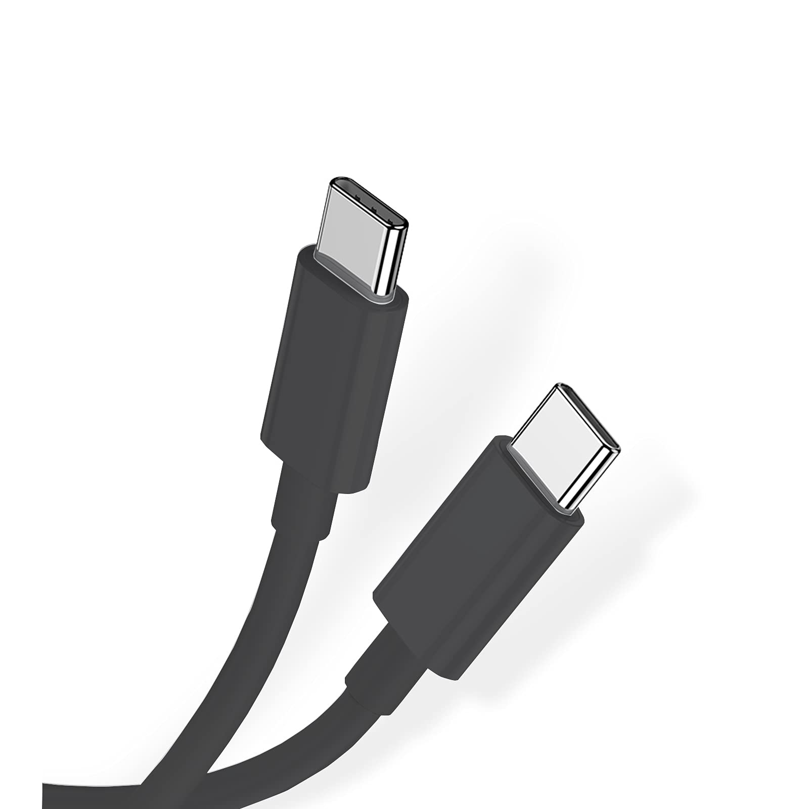 Adhiper 2m USB C to USB C Fast Charging Cable 3A High Speed Data Sync Cord for Laptops - Compatible with Lenovo ThinkPad, ThinkBook, IdeaPad, Yoga & Chromebook - Perfect for Office, Travel & Home Charging