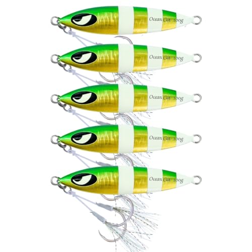 5 PCS Green&Gold