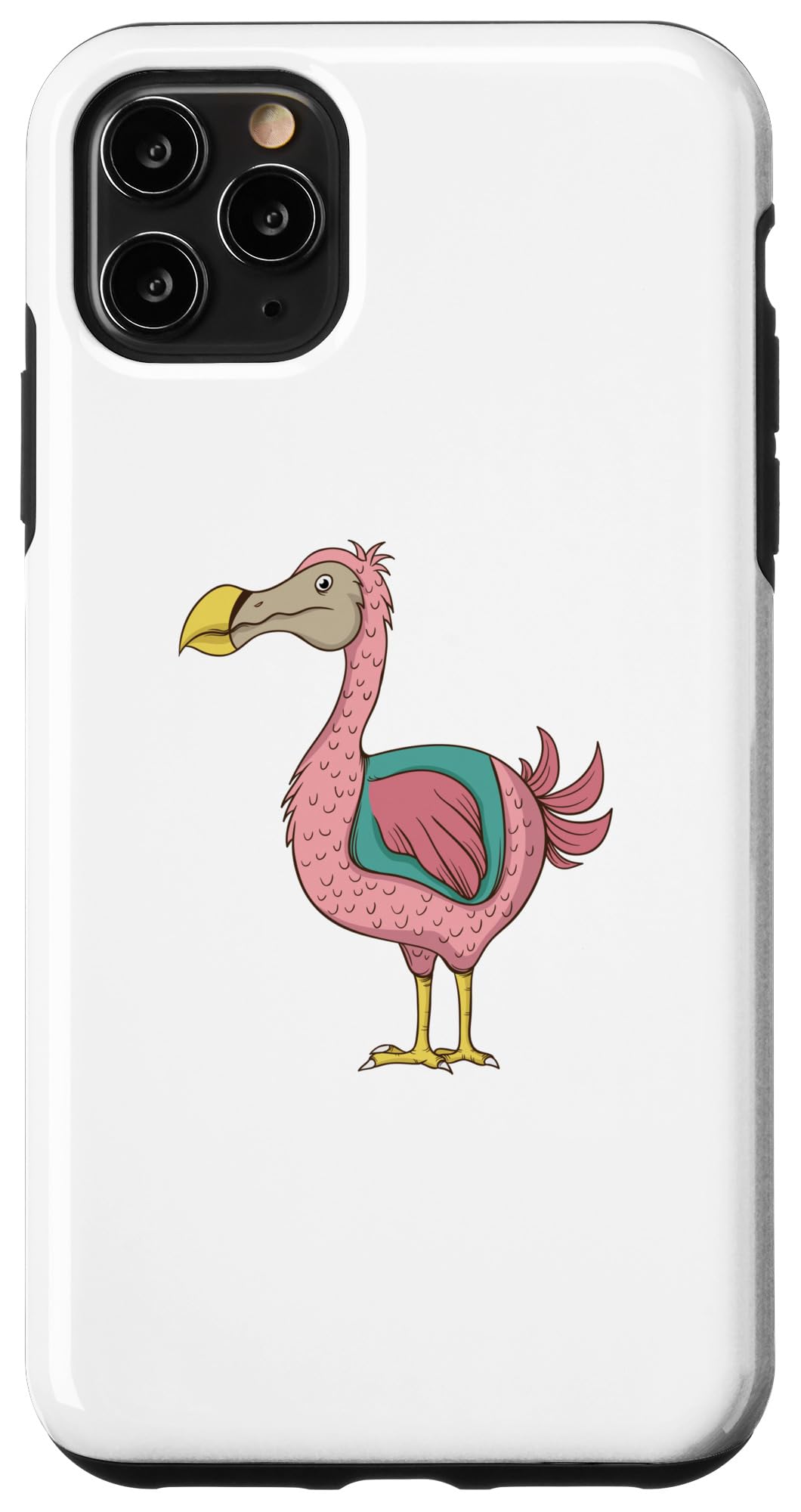 iPhone 11 Pro Max Case - Cute Pink Dodo Bird Design, Shockproof Protective Cover for Women & Girls | Perfect for Daily Use, Travel & Gift Giving