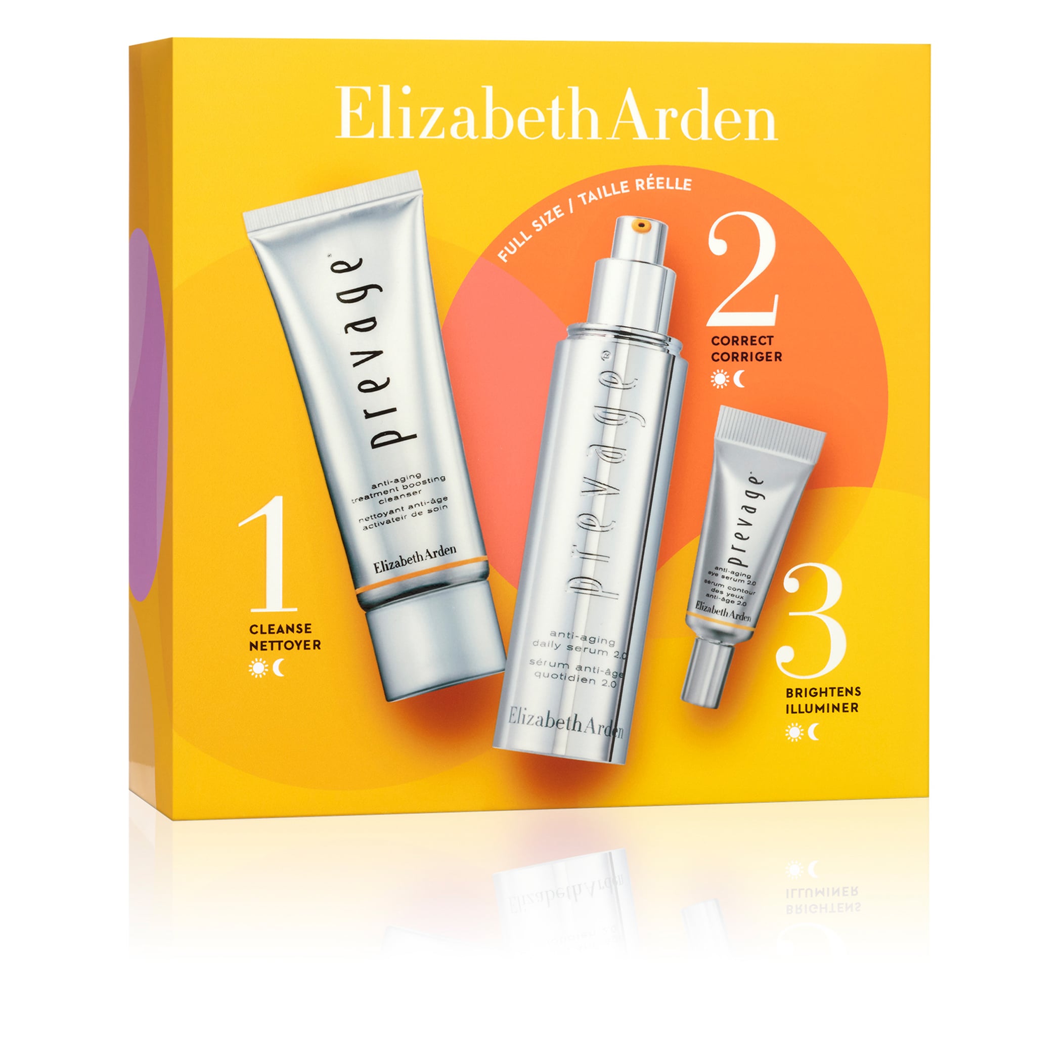 Elizabeth Arden PREVAGE® Anti-Aging Skincare Set - Turn Back Time Face Cream & Serum Duo for Wrinkles & Fine Lines - Perfect for Nighttime Routine & Daily Anti-Wrinkle Care