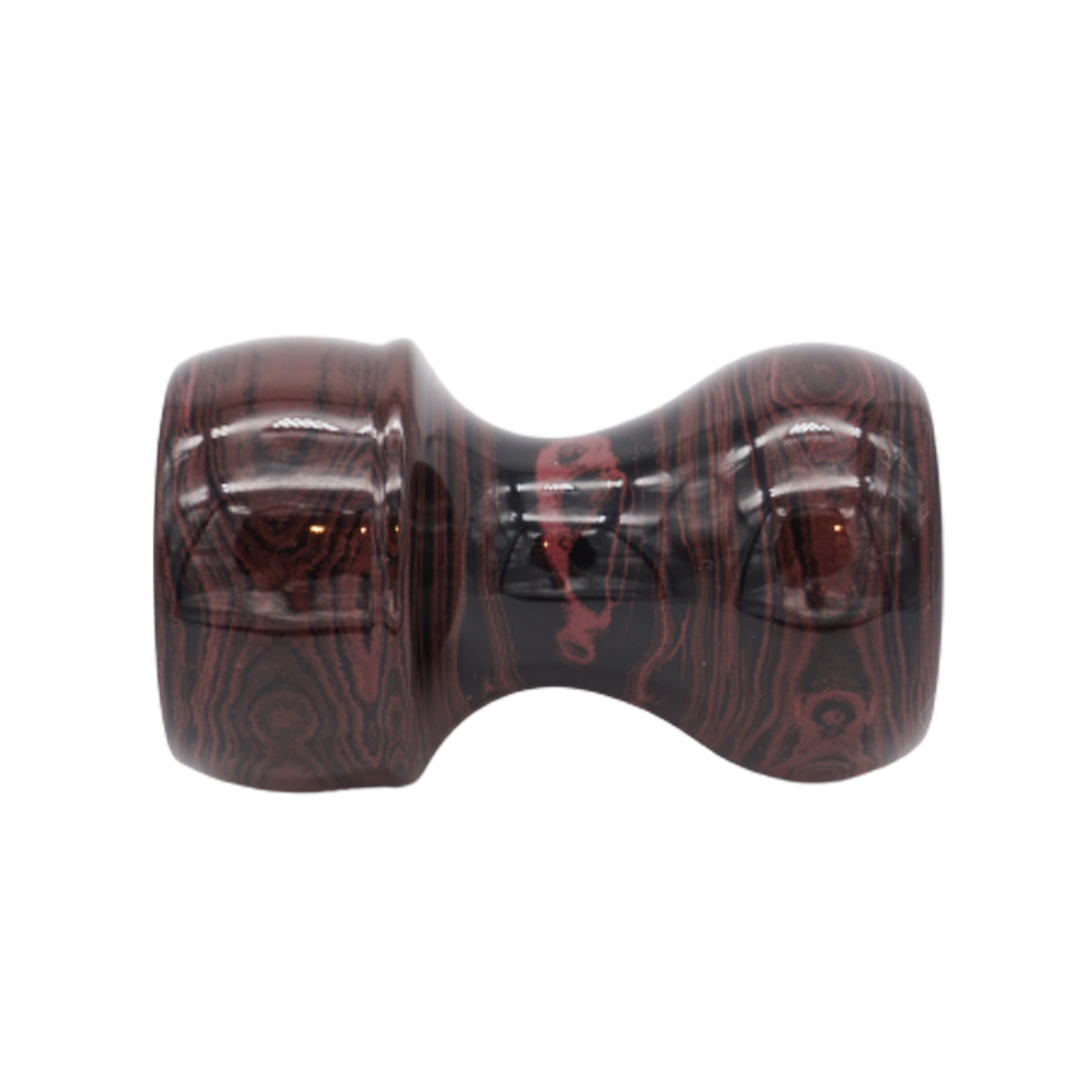 Premium Handmade Raspberry Ebonite Shaving Brush Handle - Compatible with 24mm & 26mm Knots - Perfect for Wet Shaving & Barber Shop Grooming