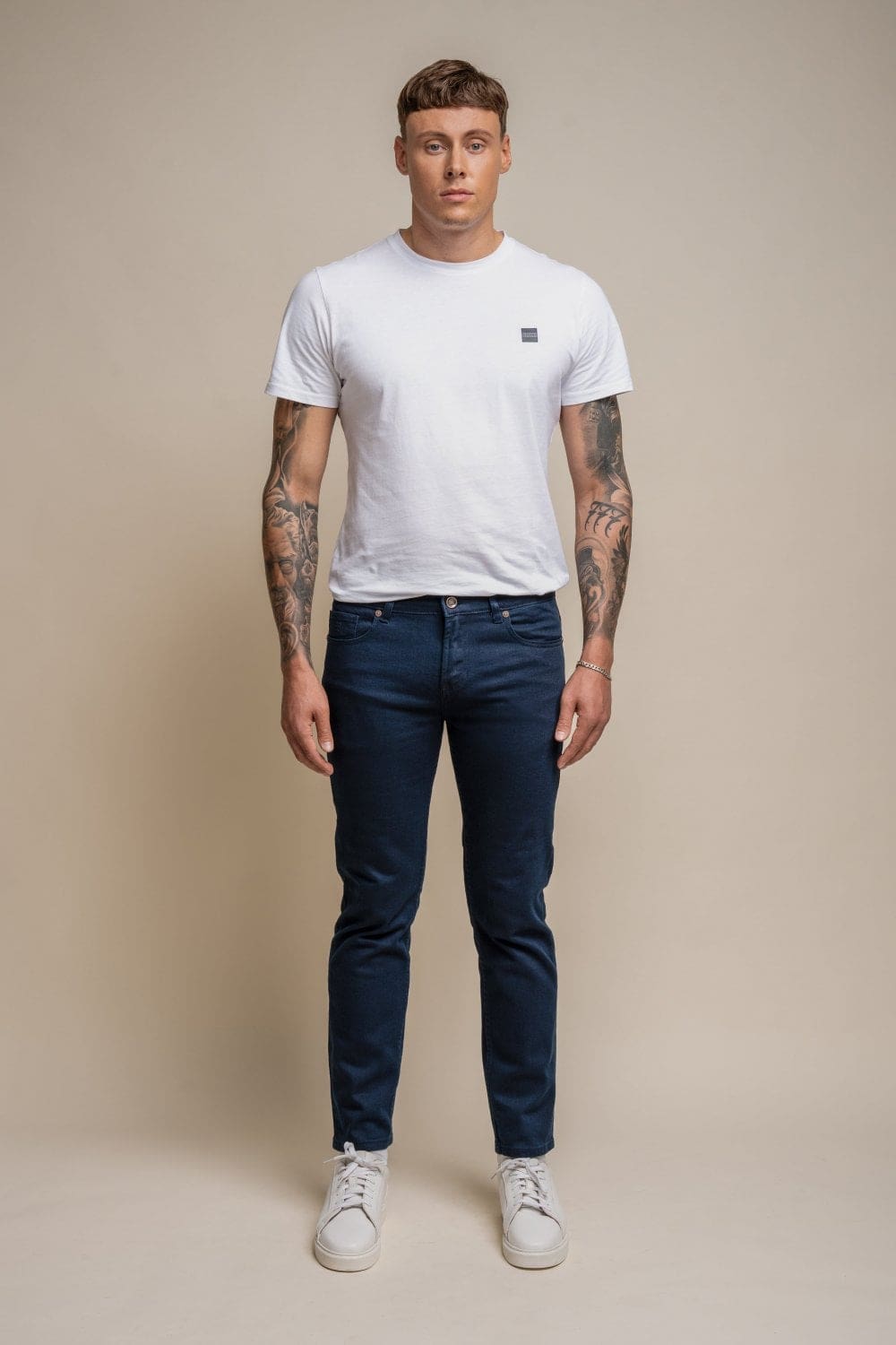 Cavani Milano Premium Steel Denim Jeans for Men - Slim Fit Stretch Comfortable Designer Jeans | Perfect for Casual Wear, Office & Night Out