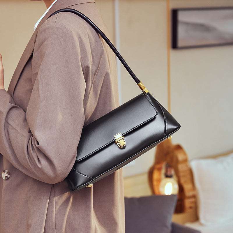 Stylish Genuine Leather Small Shoulder Handbag for Women - Perfect for Work, Travel & Everyday Use