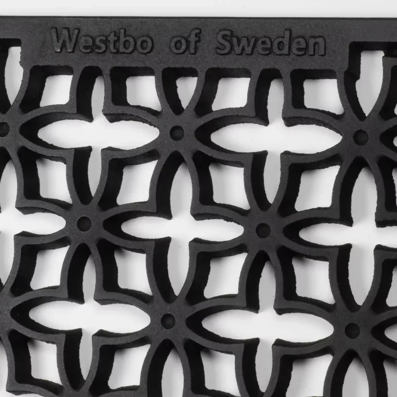 Fotskrapa Rectangular Cast Iron Door Mat - Durable & Stylish Entryway Rug for Home & Office - Perfect for Mud, Snow & Dirt Removal
