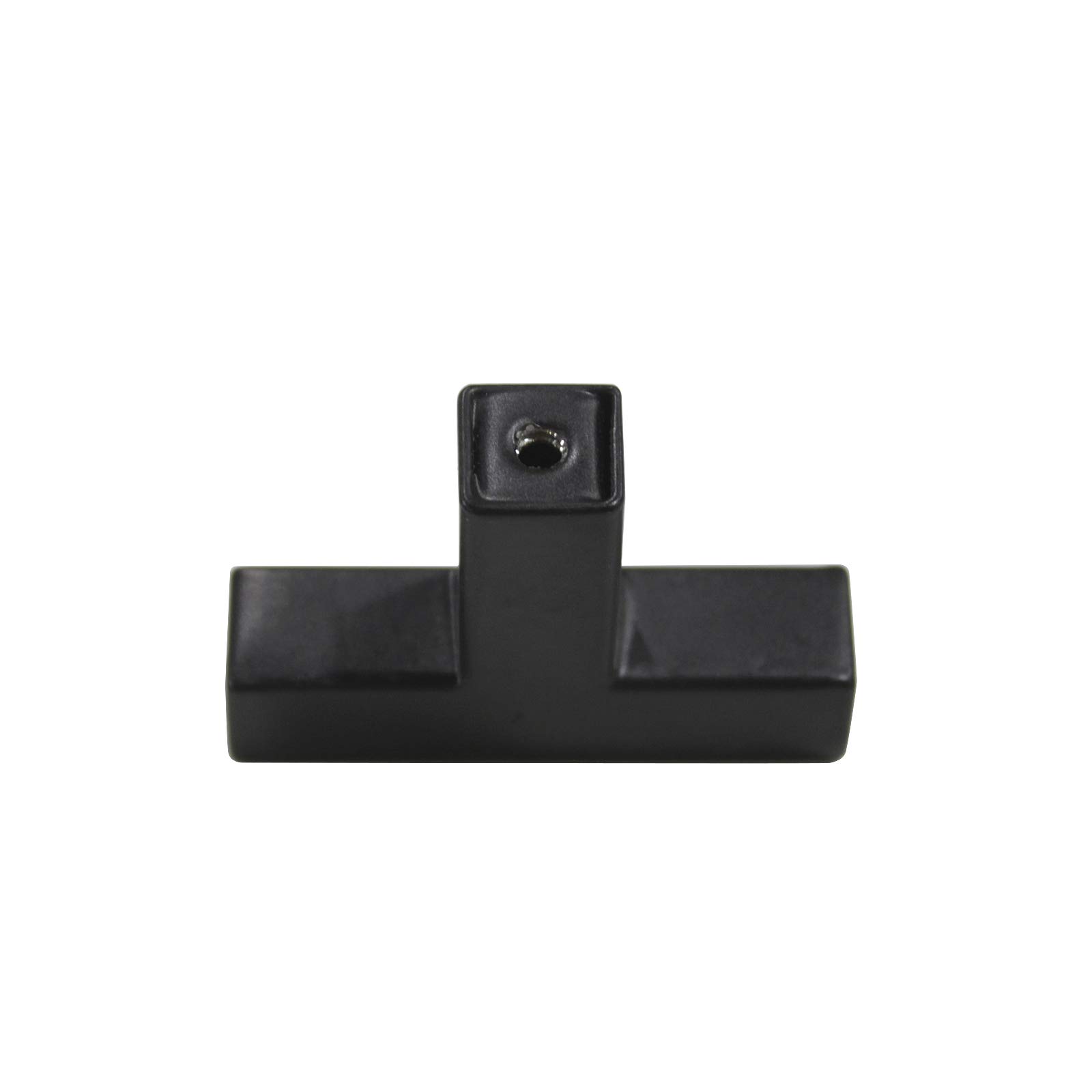 Goldenwarm Black Square T Bar Knobs - Matte Black Kitchen Cabinet Hardware (200 Pack) - Perfect for Drawers, Cupboards & DIY Furniture Upgrades