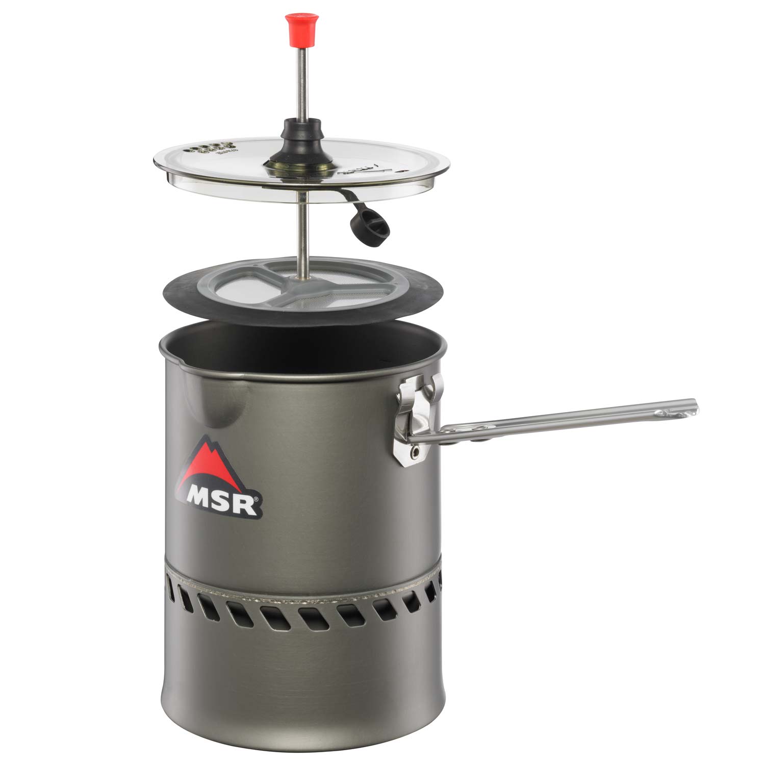 MSR Reactor Stove Coffee Press Kit - Portable Camping Coffee Maker for Backpacking, Hiking & Outdoor Adventures - Compatible with MSR Reactor Stove System