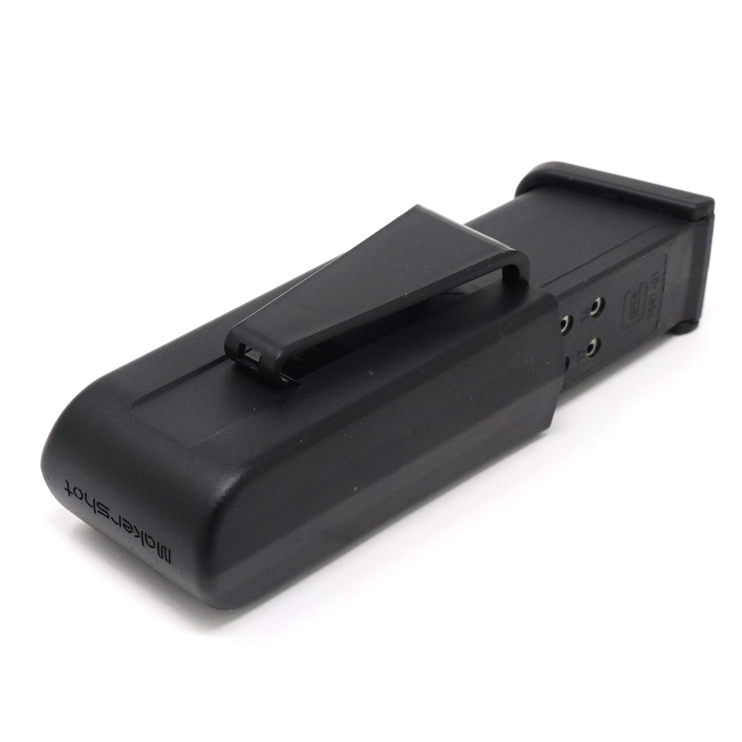 MakerShot Magazine Carrier - Tactical Gun Belt Magazine Holster for Pistol & Handgun | Durable Ammo Storage & Clip Holder | Perfect for Range Shooting, Hunting & Tactical Training