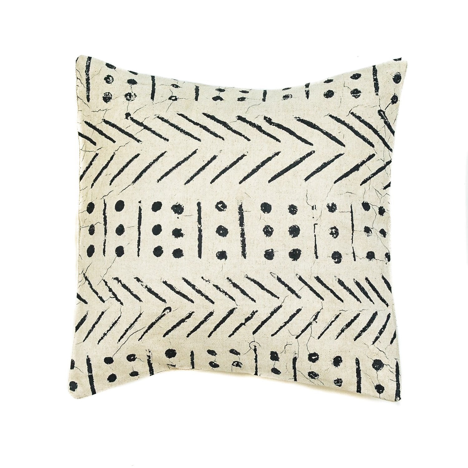 Premium Matika Linen Black Cushion Cover - Soft & Breathable Decorative Pillow Case for Sofa, Bed, Chair - Home Decor & Living Room Accessories