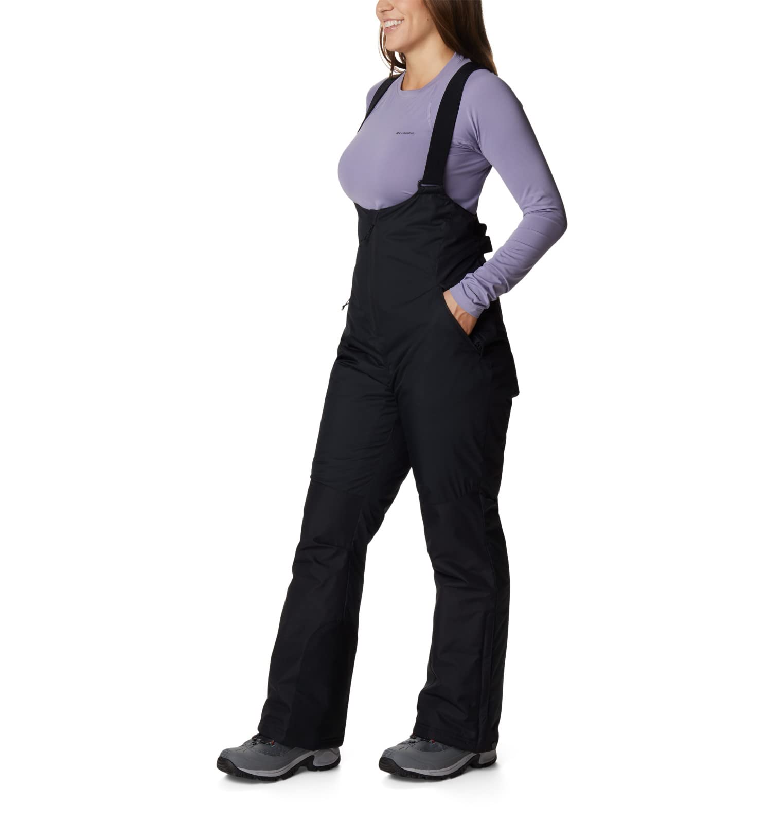 Columbia Women's Iceventure™ Bib Snow Pants - Waterproof, Insulated Winter Bib Overalls for Skiing, Snowboarding & Cold Weather Activities
