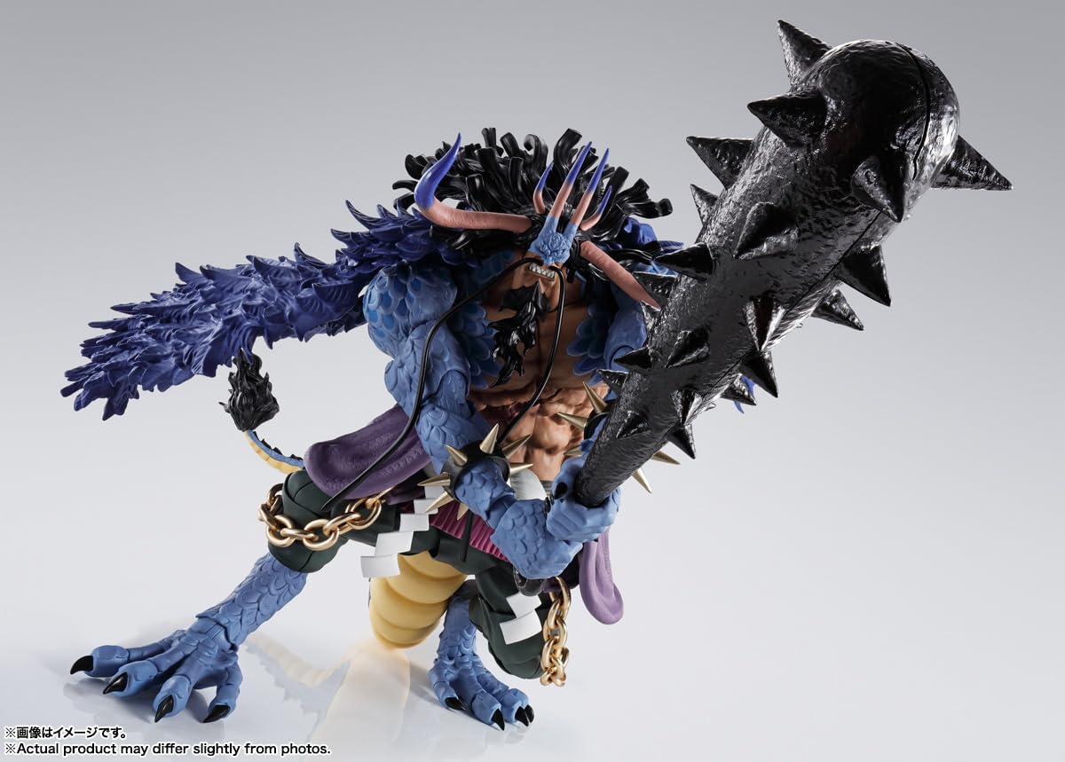 Bandai Spirits One Piece S.H. Figuarts Kaido Beast King Figure (25cm) - Anime Collectible for Display & Action Scenes