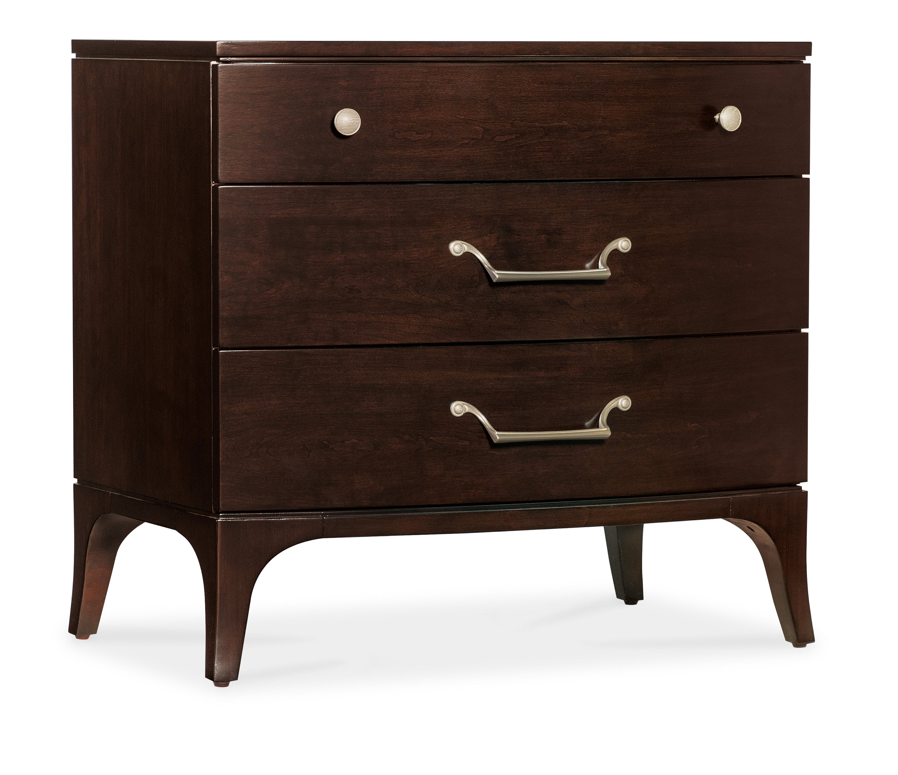 Bella Donna 3-Drawer Nightstand - Modern Bedside Table with Storage for Bedroom, Living Room & Office - Perfect for Small Spaces