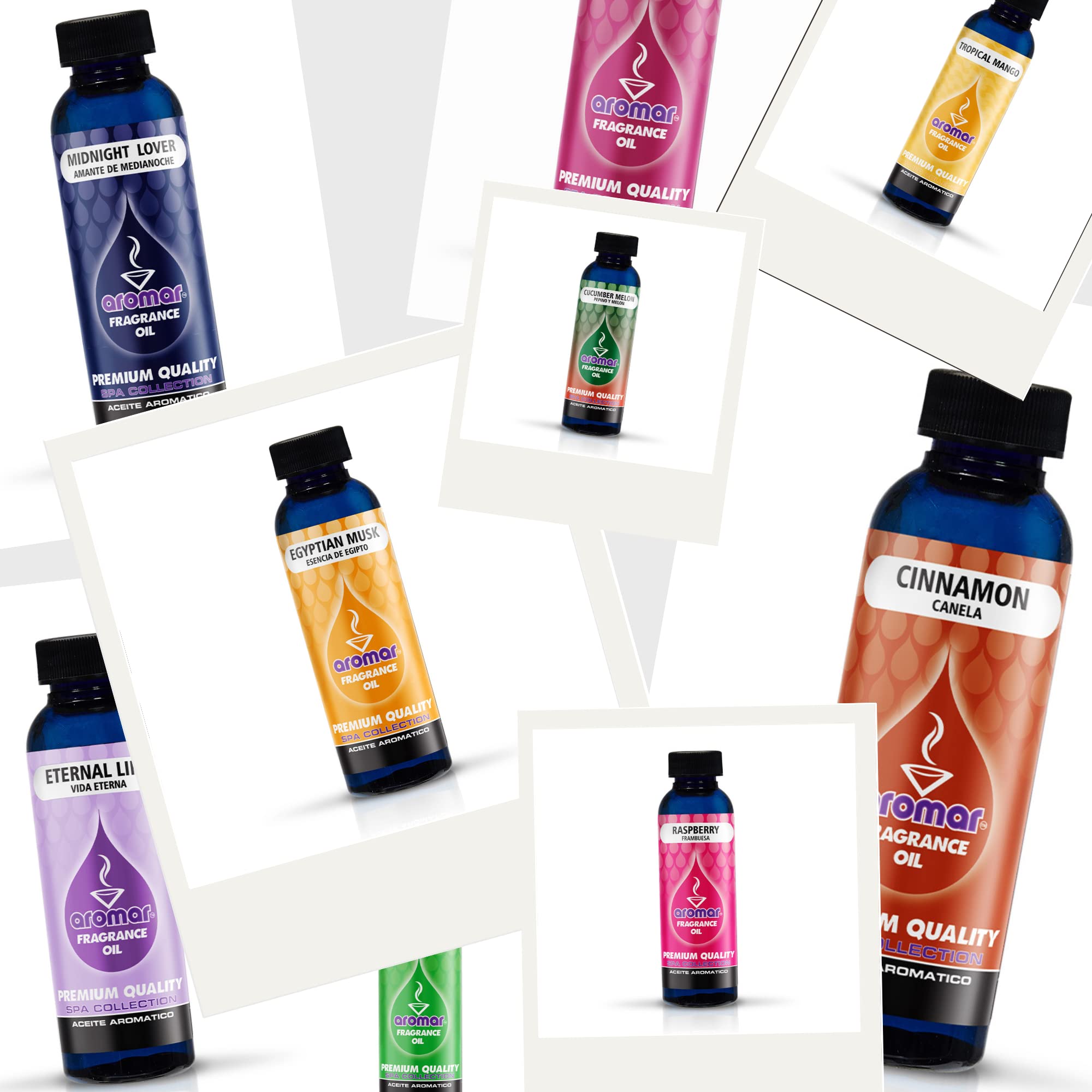 Aromar Aromatherapy Essential Oil Set - 35 Fragrances (2.2oz Each) for Diffusers, Massage & Relaxation | Spa Quality Scented Oils for Home, Yoga & Stress Relief