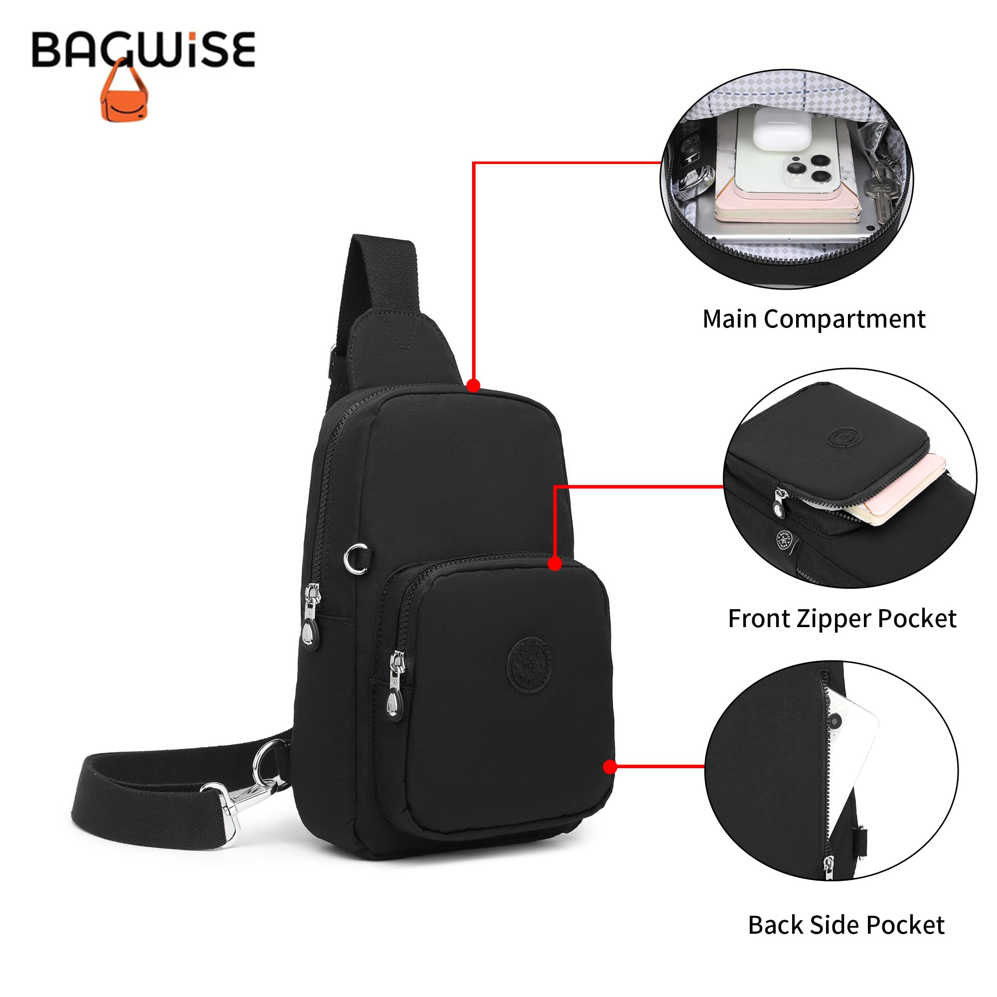 Stylish Crossbody Bags for Women & Men - Lightweight Unisex Sling Purse & Compact Backpack | Perfect for Travel, Shopping, and Everyday Use