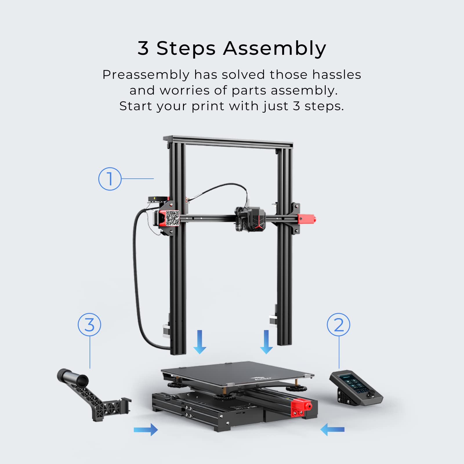 Creality Ender 3 Max Neo 3D Printer with CR Touch Auto Leveling | Dual Z-Axis & Full-Metal Extruder | Silent Mainboard & Filament Sensor | Large Print Size 11.8x11.8x12.6in | Perfect for Home DIY, Prototyping & Educational Projects