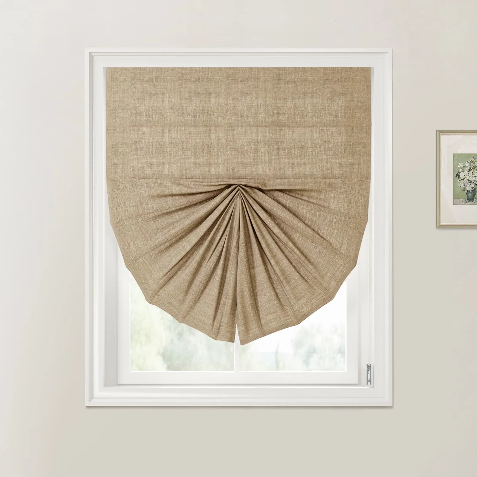 Custom Roman Shades with Cord Lift - Blackout Window Blinds for Bedroom & Living Room - Elegant Home Decor & Light Control Solution