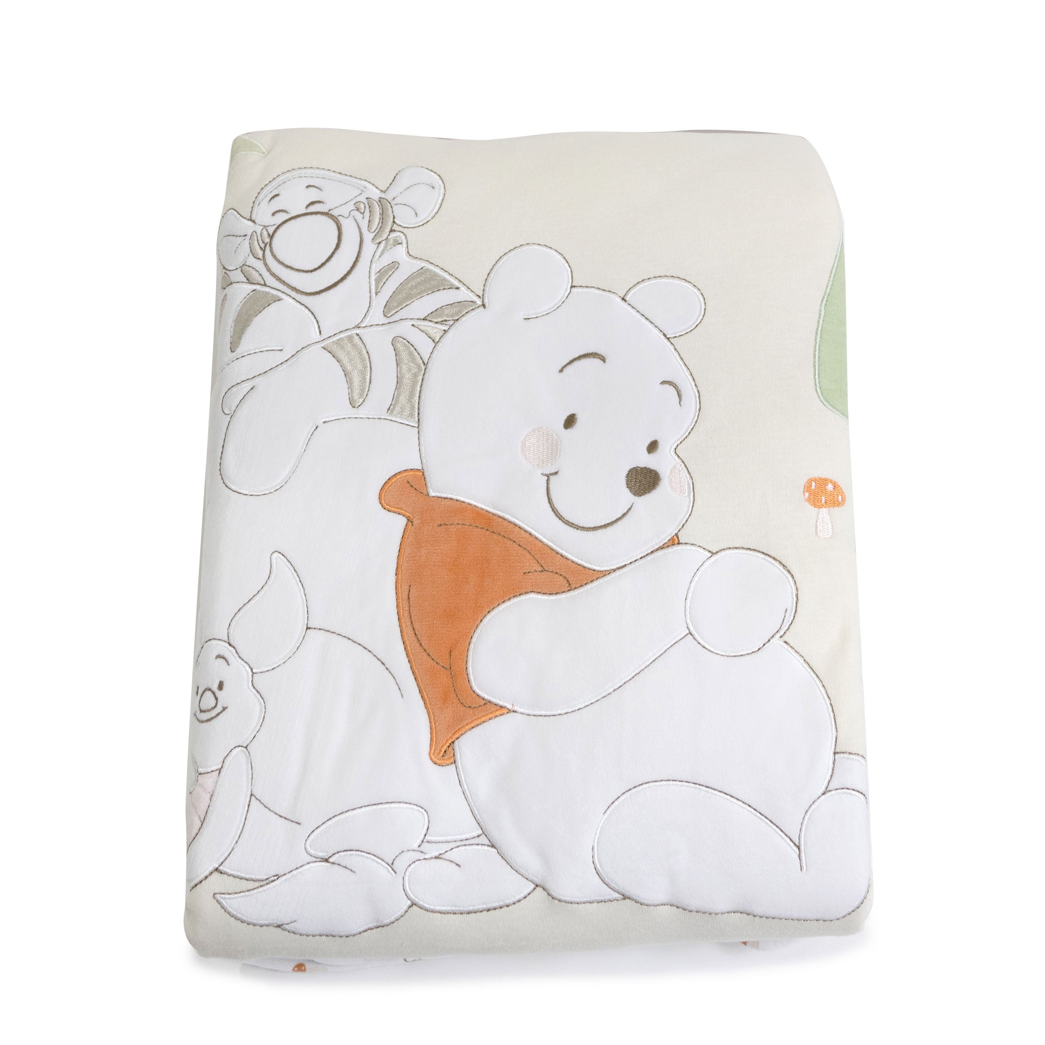 Disney Winnie the Pooh Baby Crib Bedding Set - Soft Cotton Nursery Bedding for Boys & Girls - Perfect for Newborn, Infant & Toddler Rooms