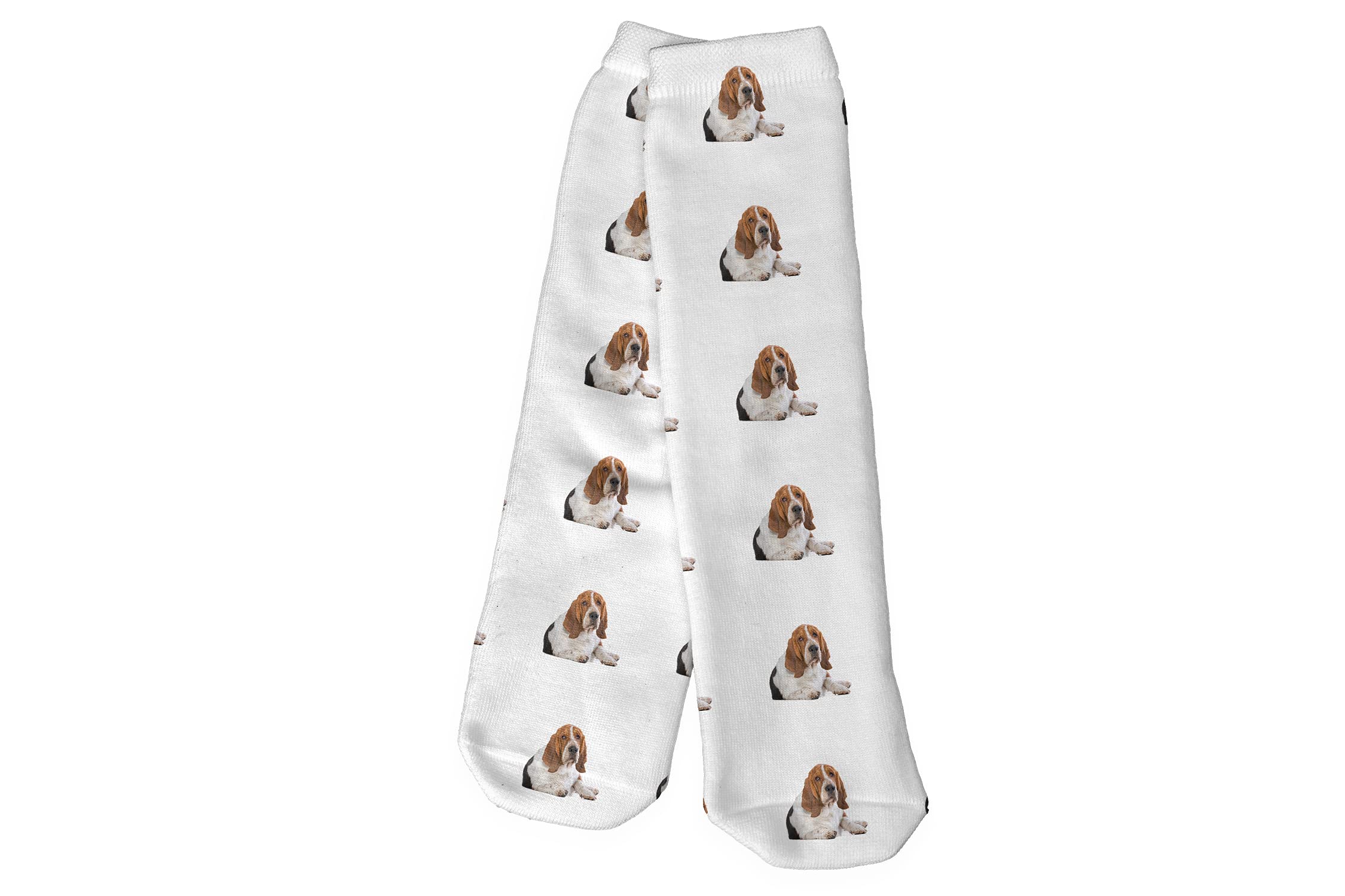 Basset Hound Socks for Men & Women - Ultra Soft & Comfortable Novelty Dog Socks - Perfect Birthday Gift for Dog Lovers - Great for Casual Wear, Gifts & Dog-Themed Parties
