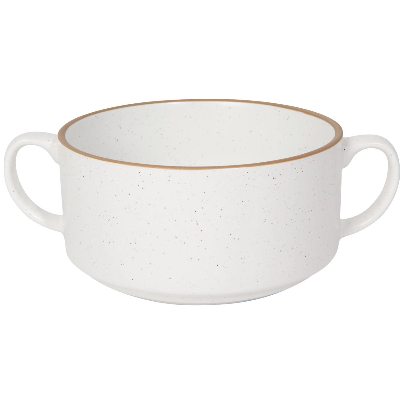 Premium Double Handle Soup Bowls Set - Ceramic Serving Bowls for Soup, Stew, Pasta & Dessert - Ideal for Dining, Entertaining & Family Meals