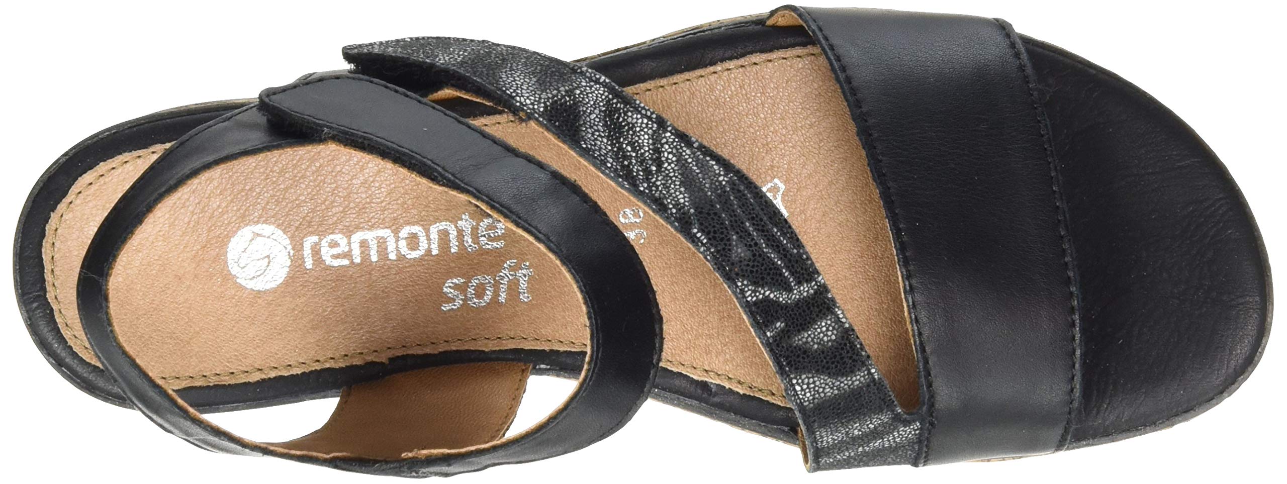 Remonte Women's Ankle Strap Sandals - Comfortable Summer Dress Sandals with Adjustable Buckle for Weddings, Beach & Casual Outfits