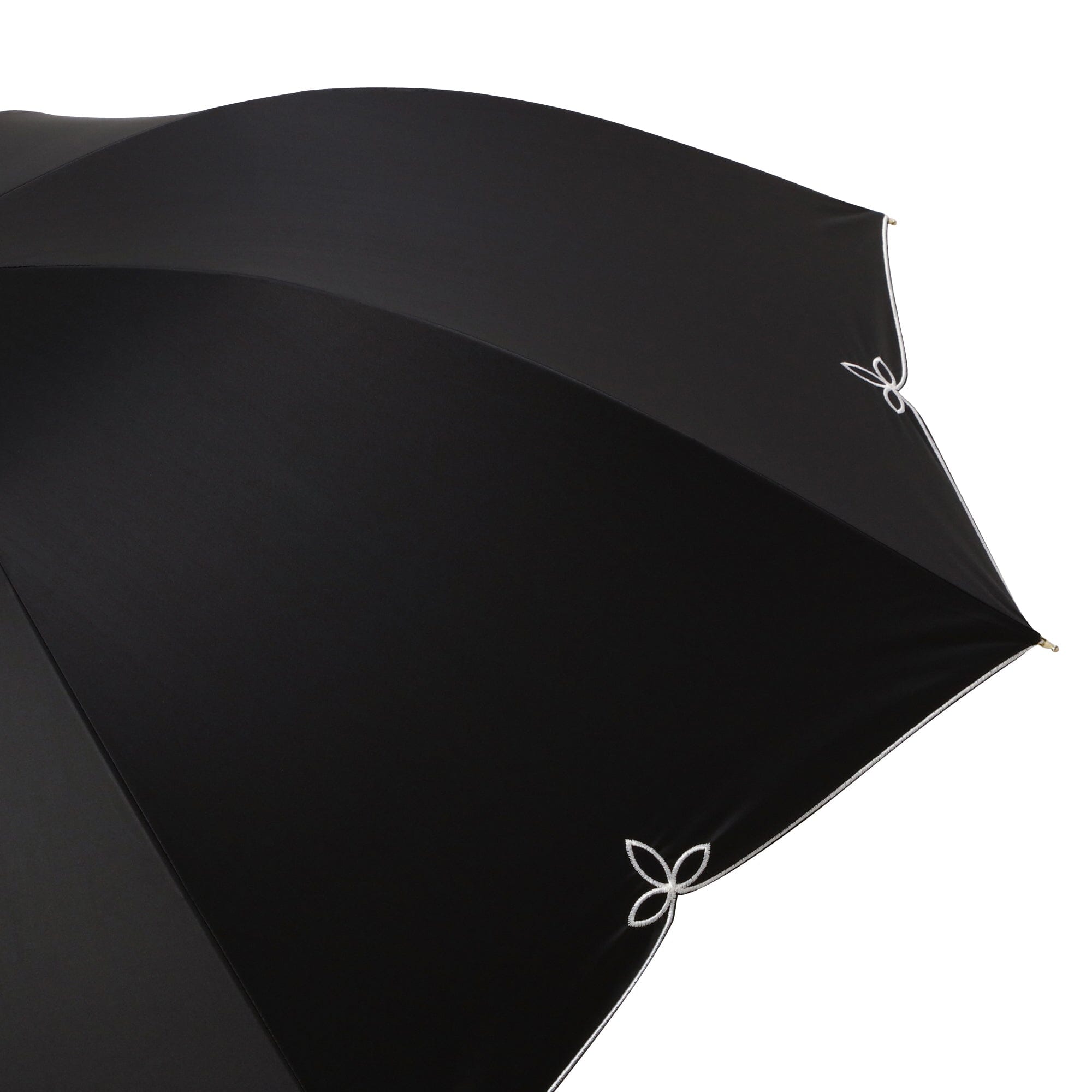 Blackout Birdcage Wide Scallop Long Umbrella - UV Protection Outdoor Patio Umbrella for Garden, Poolside, and Beach Use