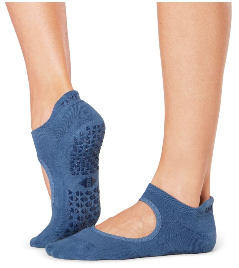Tavi Noir Emma Grip Socks - Non-Slip Yoga Socks for Women, Anti-Skid Workout Socks with Grips for Pilates, Barre & Home Exercise - Perfect for Yoga, Gym and Fitness Activities