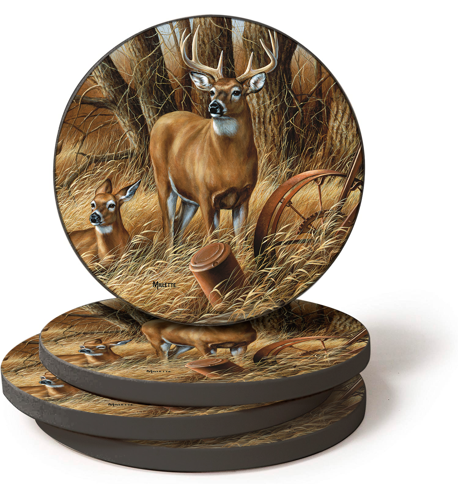 Rustic Retreat 4x4 Wooden Wagon Wheel Table Decor - Perfect for Farmhouse, Western, and Country Home Decor