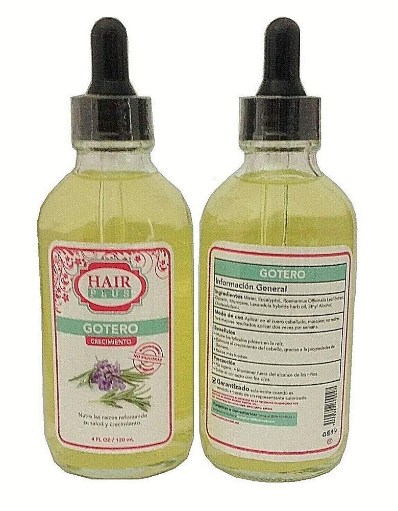 Hair Plus Hair Growth Dropper - Pack of 2 | Natural Hair Growth Serum for Thicker, Longer Hair | Perfect for Daily Use at Home & Salon